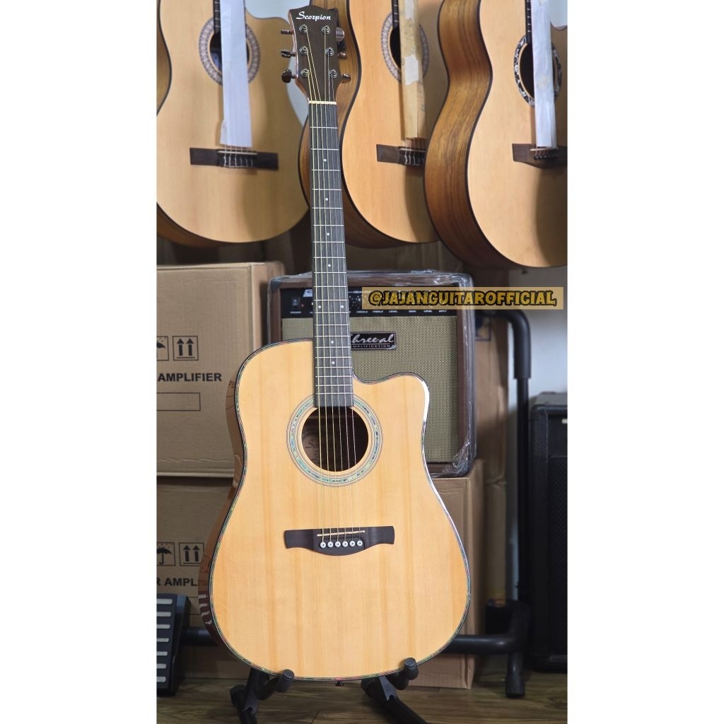 Gitar Scorpion SA 180 CG - Gitar Akustik Scorpion SA 180 CG - Scorpion SA 180 CG