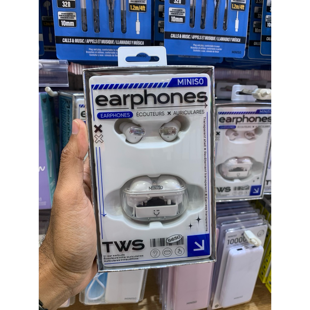 Miniso earphone Tws In Ear earbuds Series Model S650 wireless