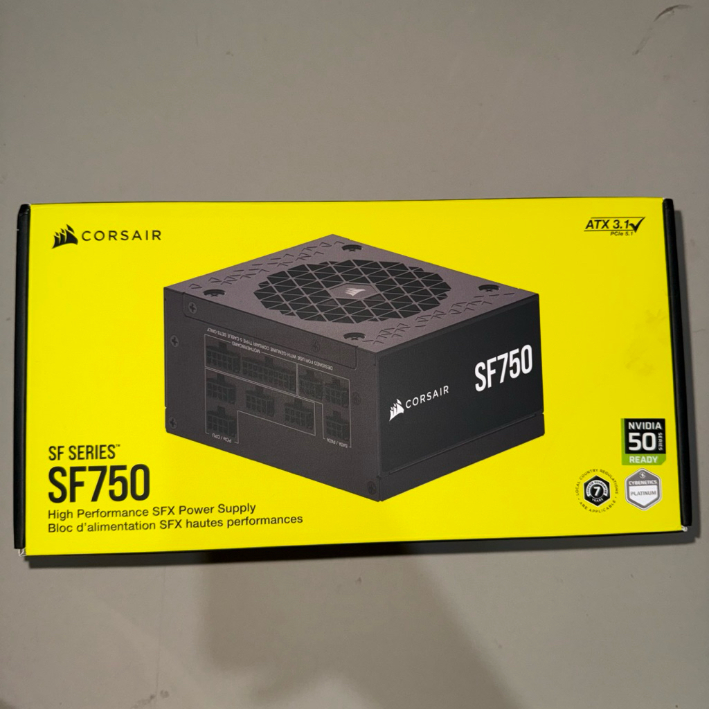 Corsair SF750 750W 80+ Platinum Fully Modular SFX PSU ATX 3.1 PCle 5.1 psu corsair sf750 750w 80plus