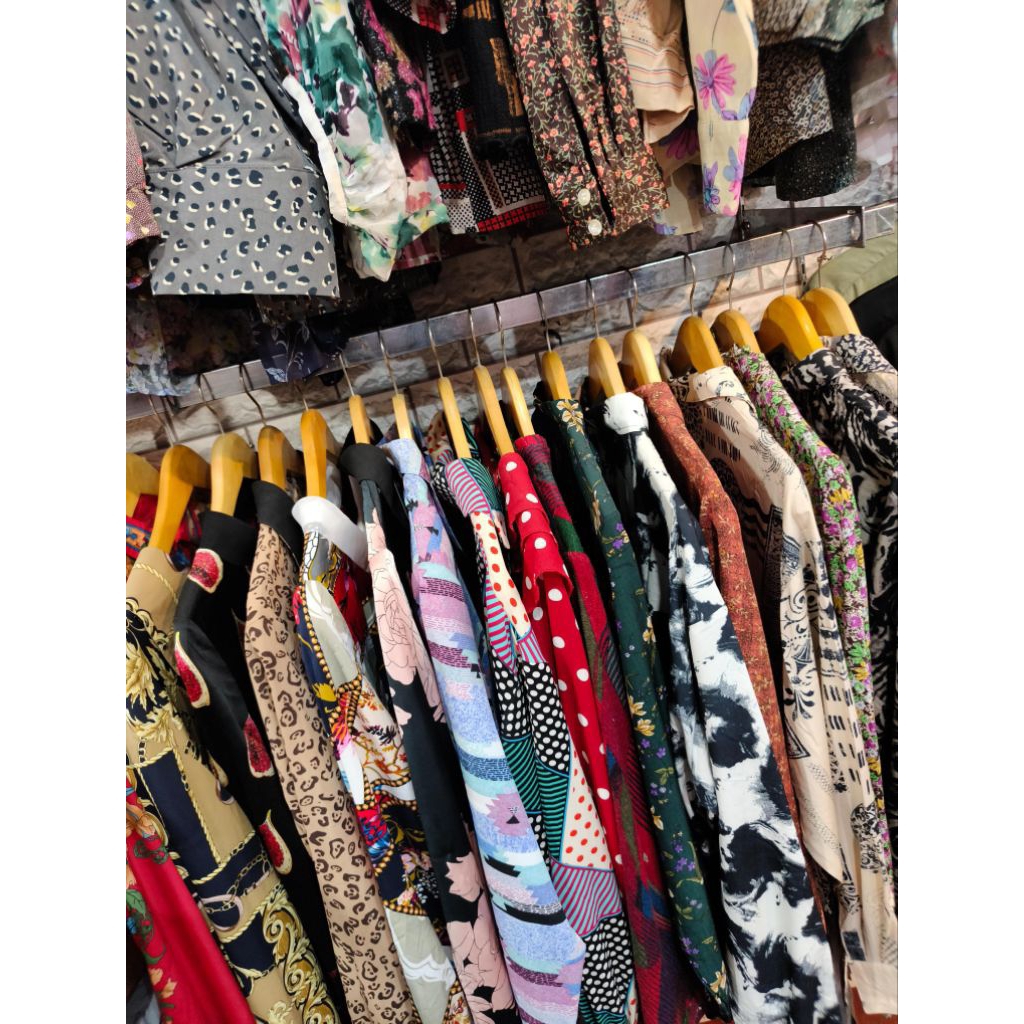 PAKET USAHA KEMEJA MOTIF VINTAGE 20PCS