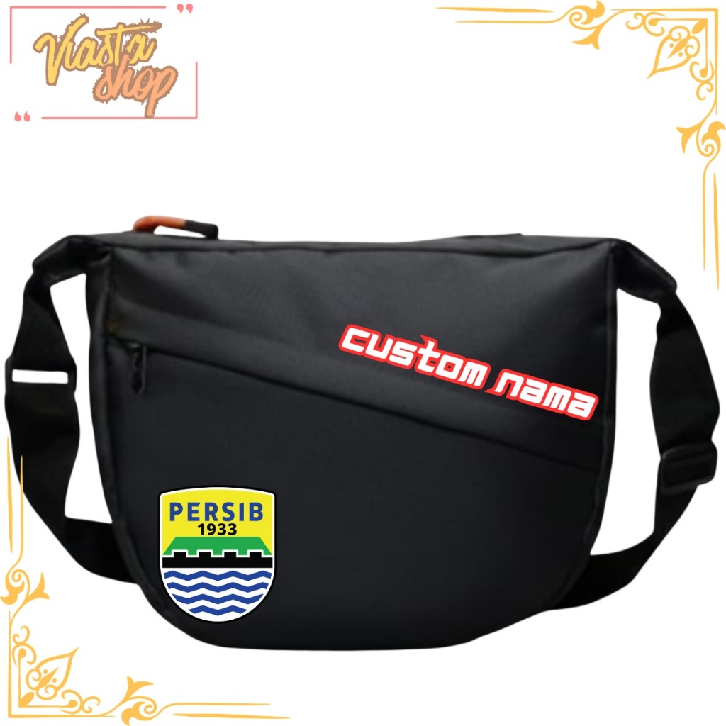 Tas Selempang Bola Indonesia Supporter Anak Dan Dewasa Custom Nama Sling Bag Sekolah Motive Persib B