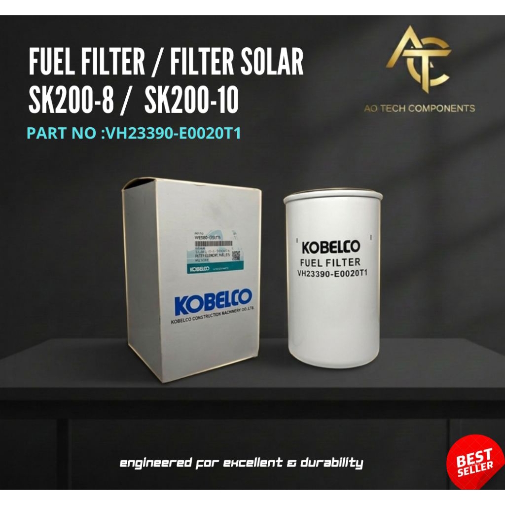 FUEL FILTER SK200-8 / SK200-10 / FILTER SOLAR SK 200-8 PN VH23390-E0020T1