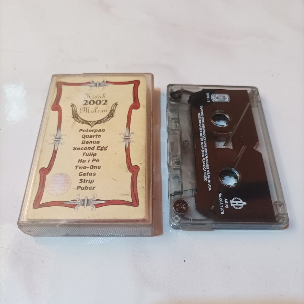 Original Rare Kaset Pita Tape Musik Band Kisah 2002 Malam Peterpan First Release