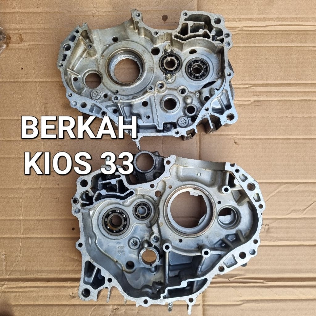 Crankcase krengkes kalter blok block kanan kiri nomer mesin verza megapro mono shock monoshock  KYE 