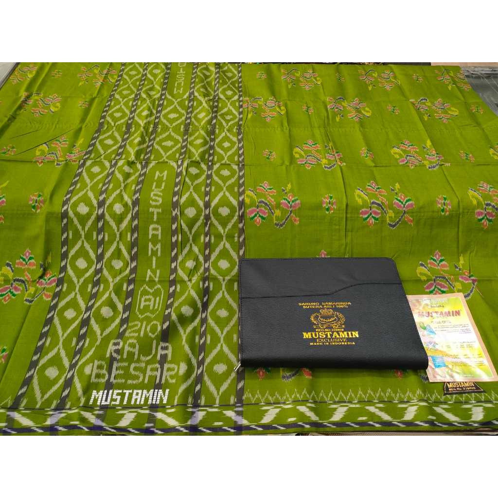 Sarung MUSTAMIN FULL SUTRA GOLD ORIGINAL