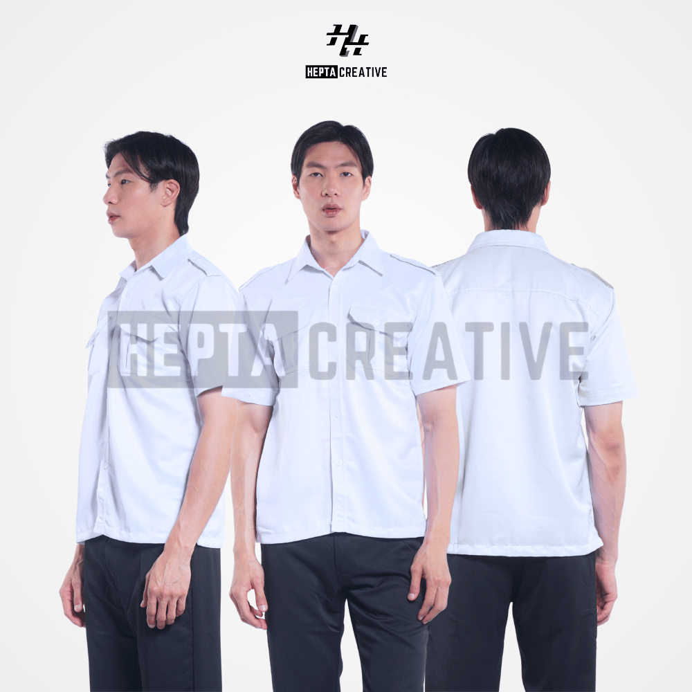 KEMEJA PNS PUTIH LENGAN PENDEK BAJU PDH PRIA