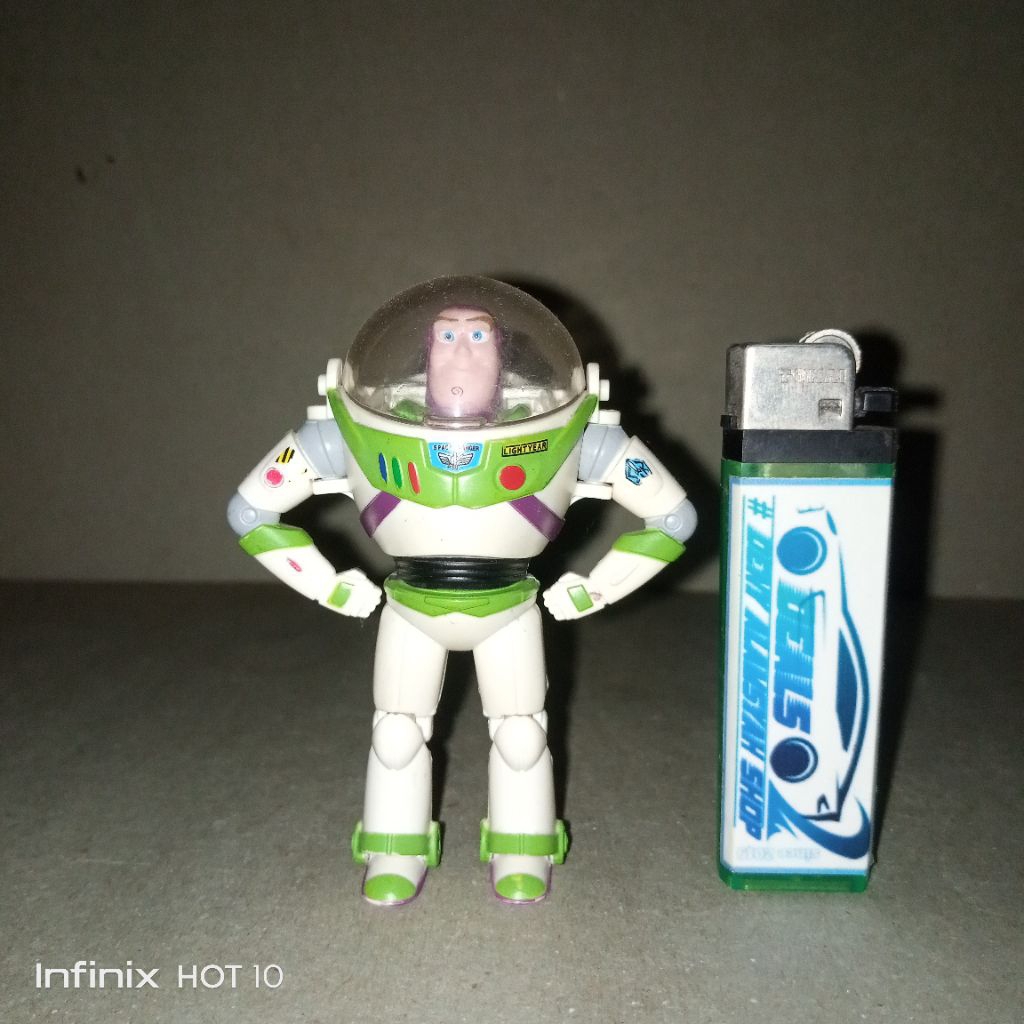 figure original bandai disney pixar buzz lightyear