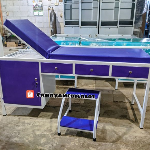 Bed periksa laci / Bed periksa pasien / Meja periksa pasien / Bed pasien