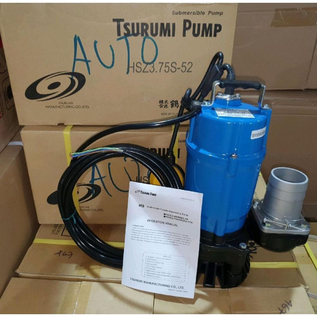 Pompa Celup Tsurumi HSZ 3.75S-52(auto)/Pompa Celup Air Kotor Tsurumi