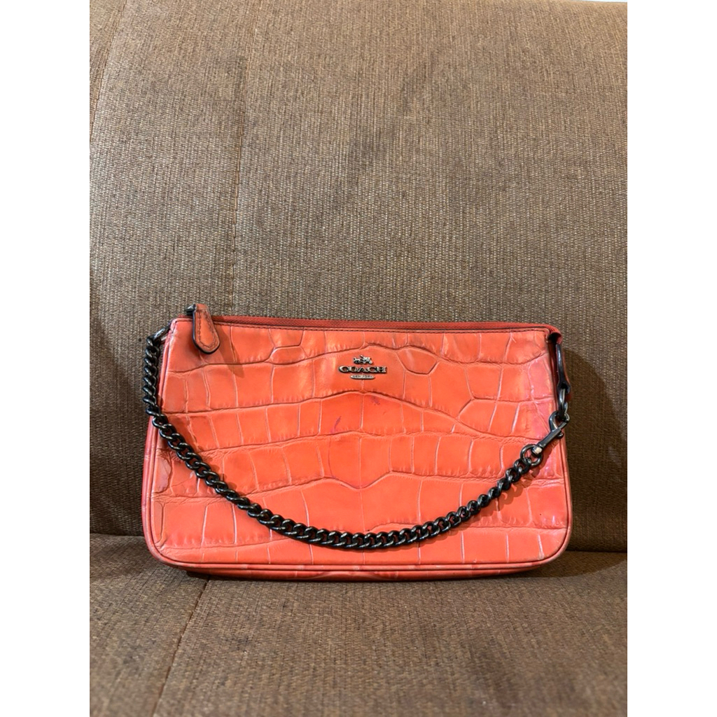 preloved coach nolita croco