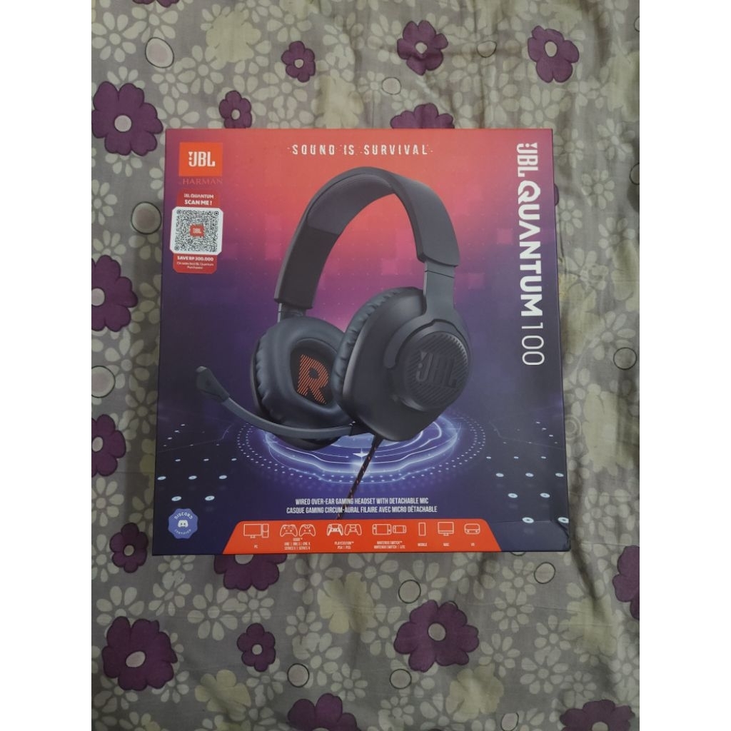 JBL Quantum 100 Wired Gaming Headset
