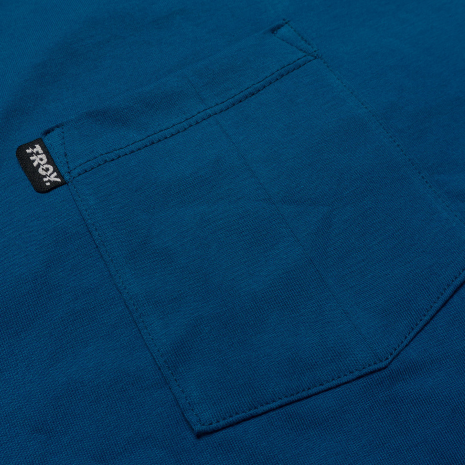 Troy Company Boxy Oversized Pocket Tees Deep Blue Kittens - Kaos Pria Boxy Oversize BKD 2618