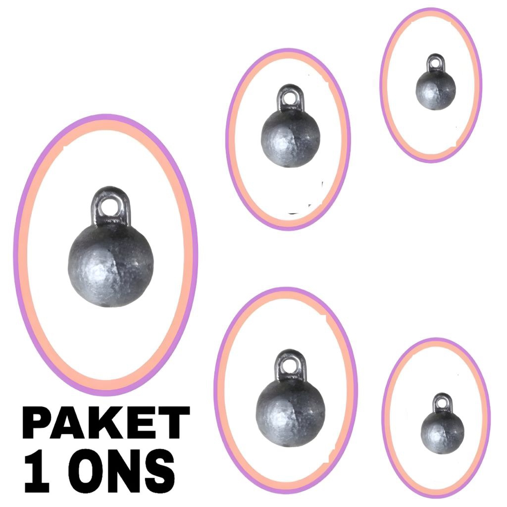 [ PAKET 1 ONS ] Model ANTING timah pancing | @10Gram/@14,3Gram/@21Gram/@27Gram/@35Gram | Bandul | pe