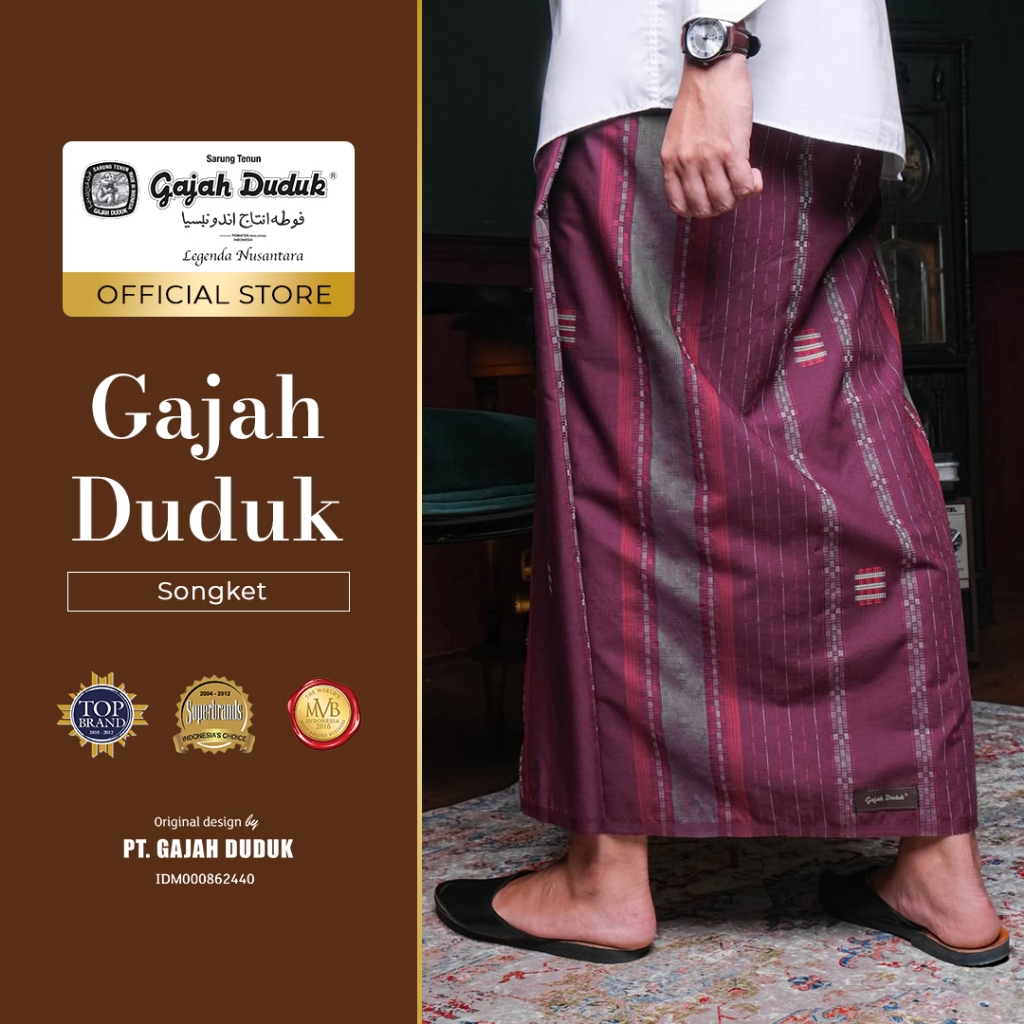 Gajah Duduk Sarung Gajah Duduk Songket
