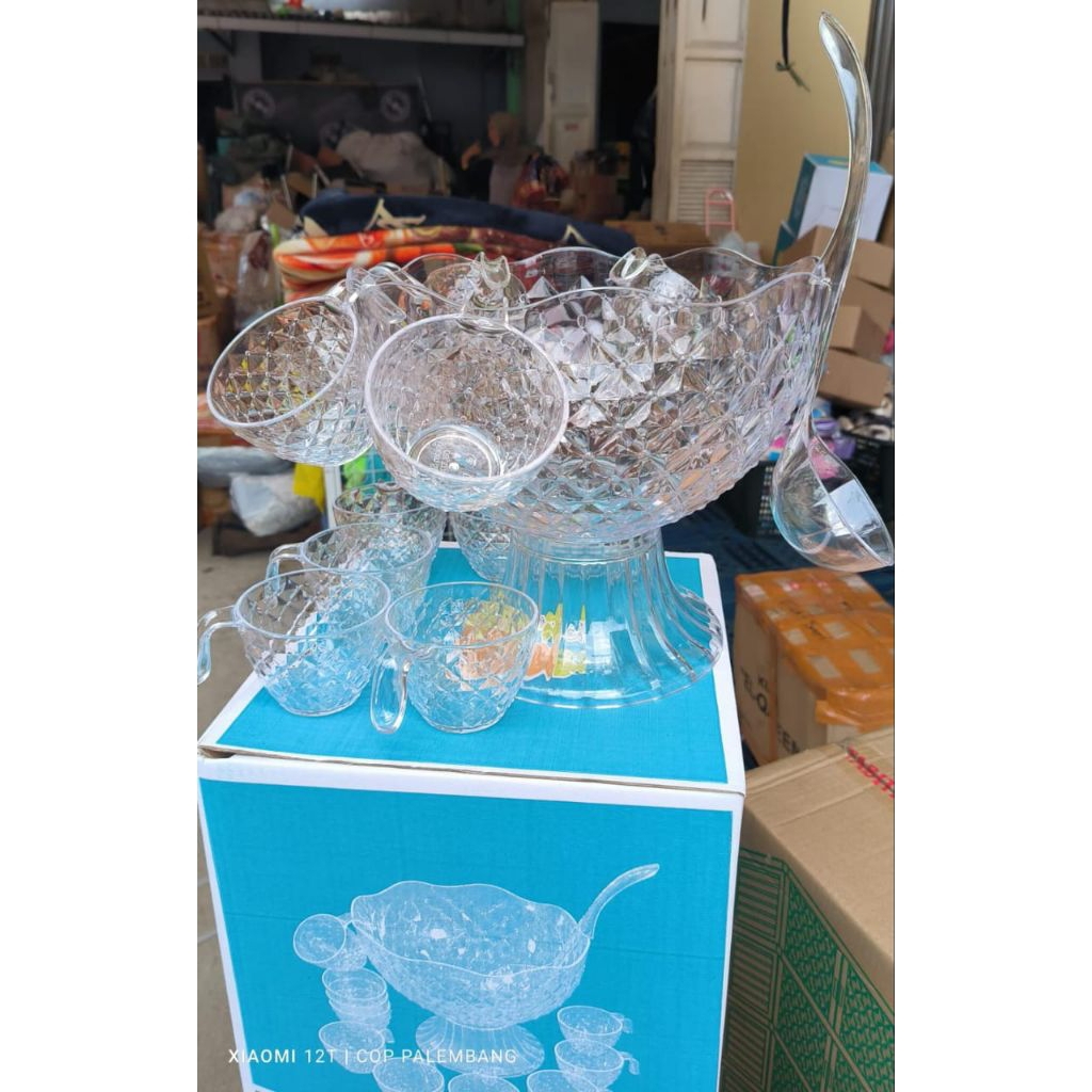 WADAH/TEMPAT SOP BUAH 1 SET Golden Sunkist