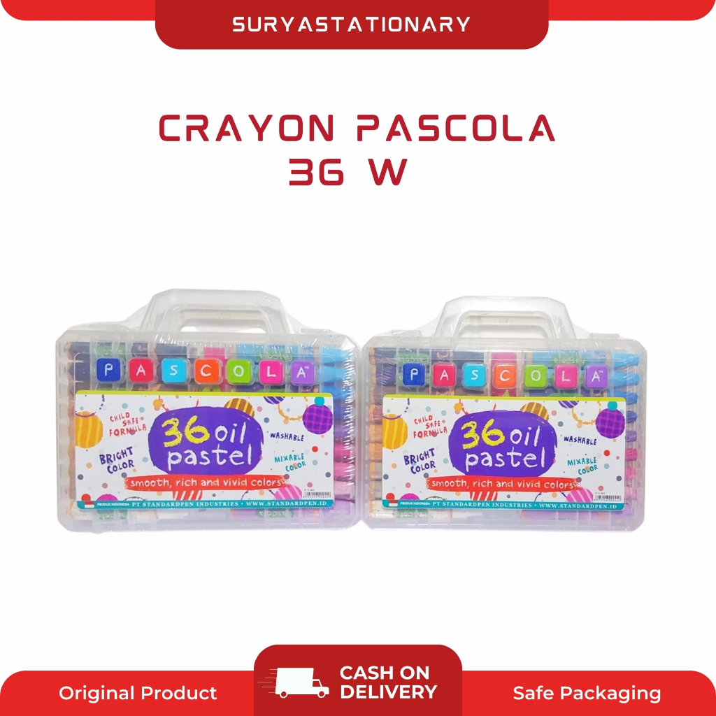 Crayon Pascola 36 W / Krayon pascola 36 Warna / Krayon Murah