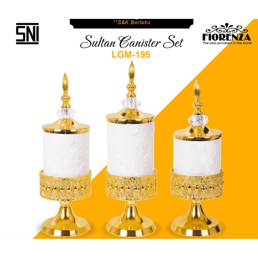 FIORENZA TOPLES SULTAN GANISTER SET