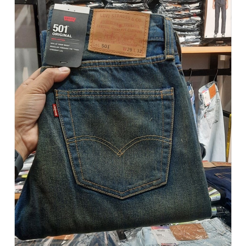CELANA L E V I ' S 501 100% ORIGINAL (00501-3713)
