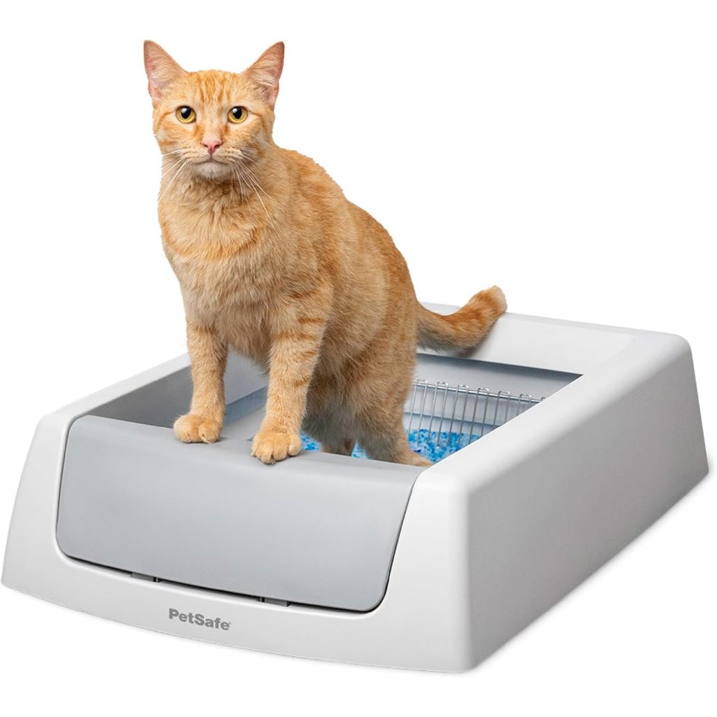 PetSafe ScoopFree Crystal Classic Self-Cleaning Litter Box System Automatic Cat Litter Box