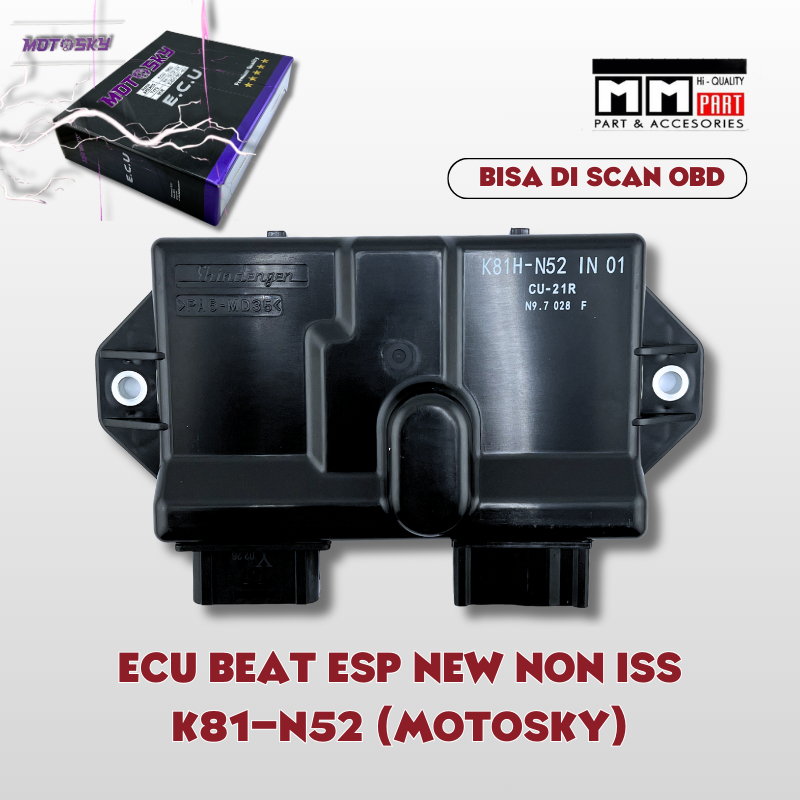 ECU BEAT ESP NEW NON ISS K81-N52 MOTOSKY - Ecu Beat POP / Beat eSP NON ISS K81H-N52 IN 01