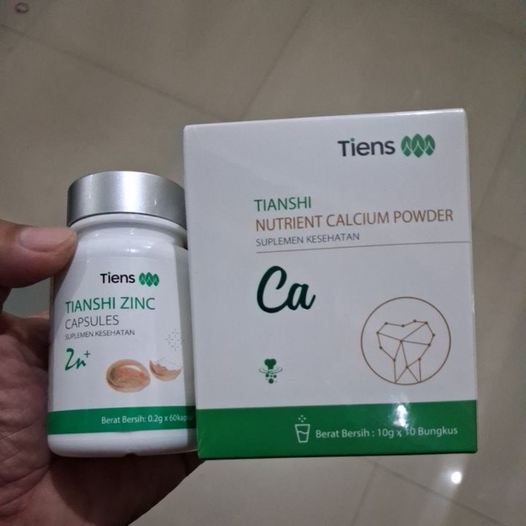 Paket Nutrisi Tinggi Badan Kalsium Ncp Dan Zinc Tiens