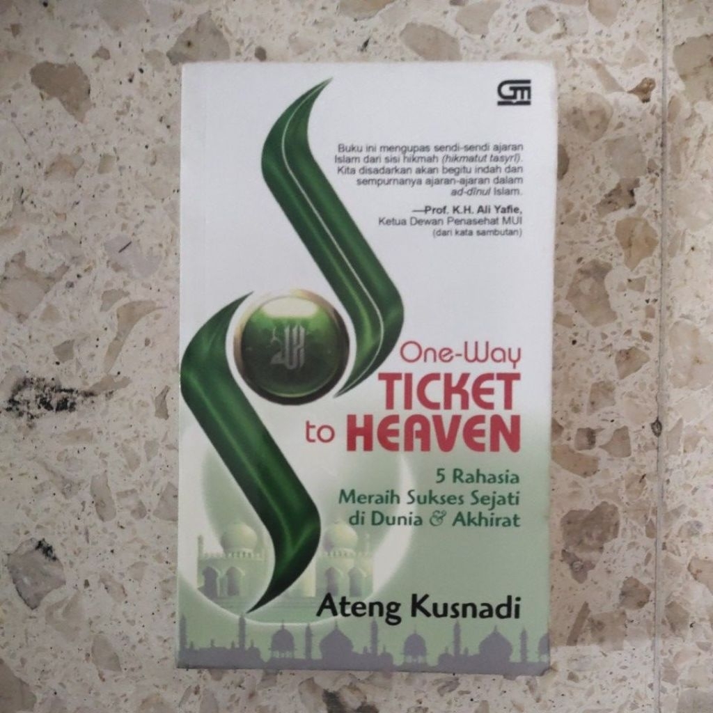 BUKU MOTIVASI ISLAM / ONE-WAY TICKET TO HEAVEN / PRODUK ASLI ORIGINAL