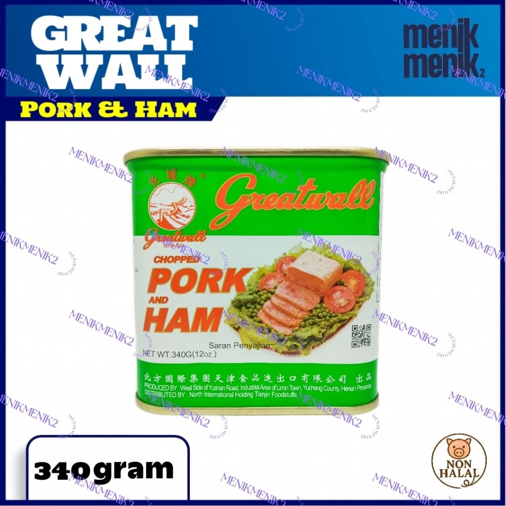 GREATWALL PORK AND HAM 340gram