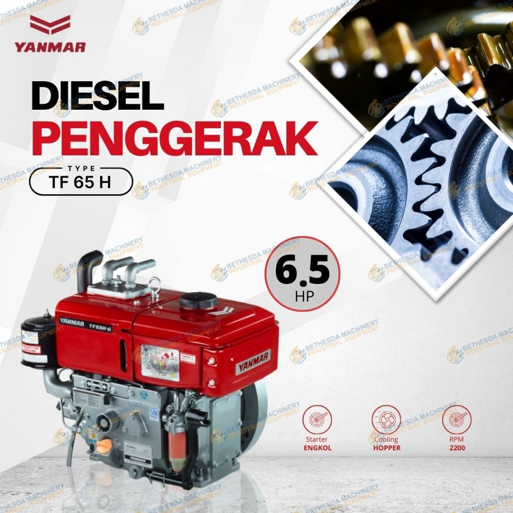 Mesin TF 65 H-di Yanmar / diesel penggerak 6.5 Pk Hopper