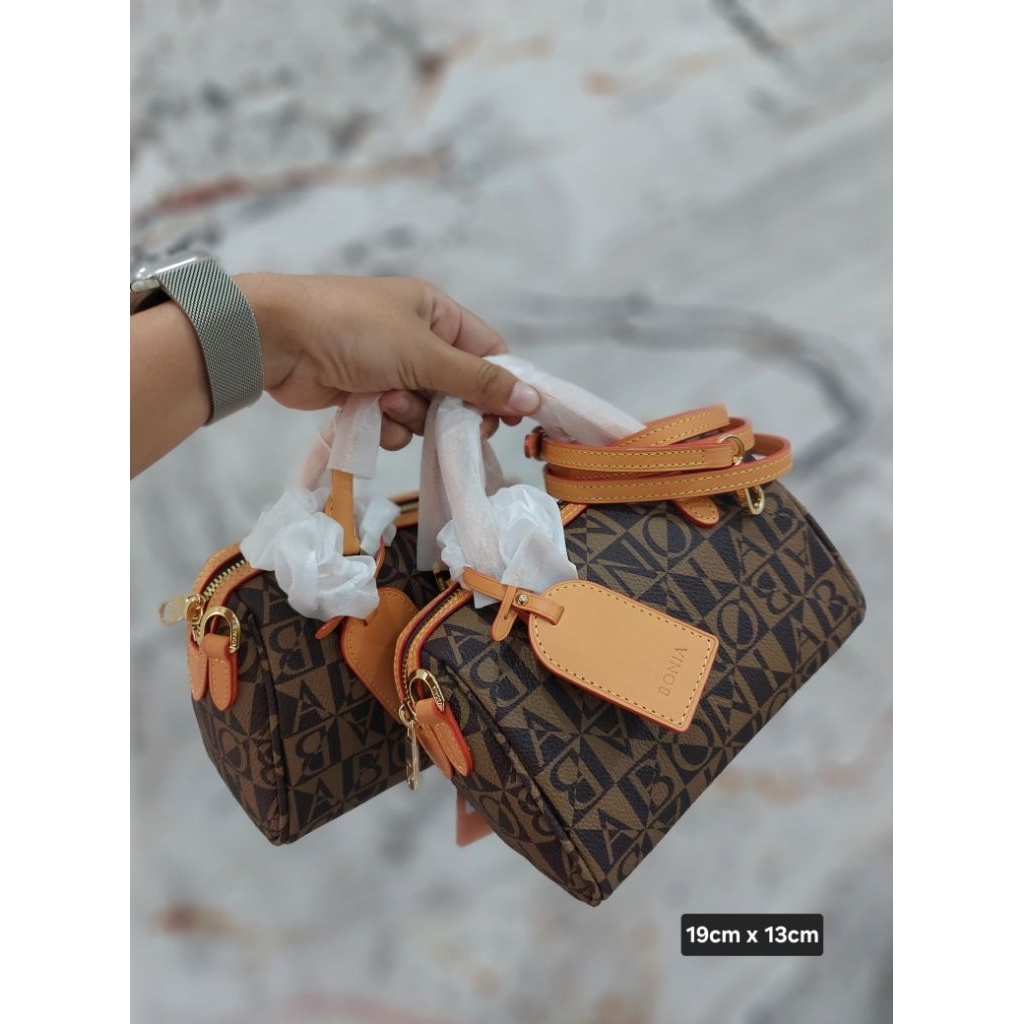 tas Speedy sz XS monogram Bonia original