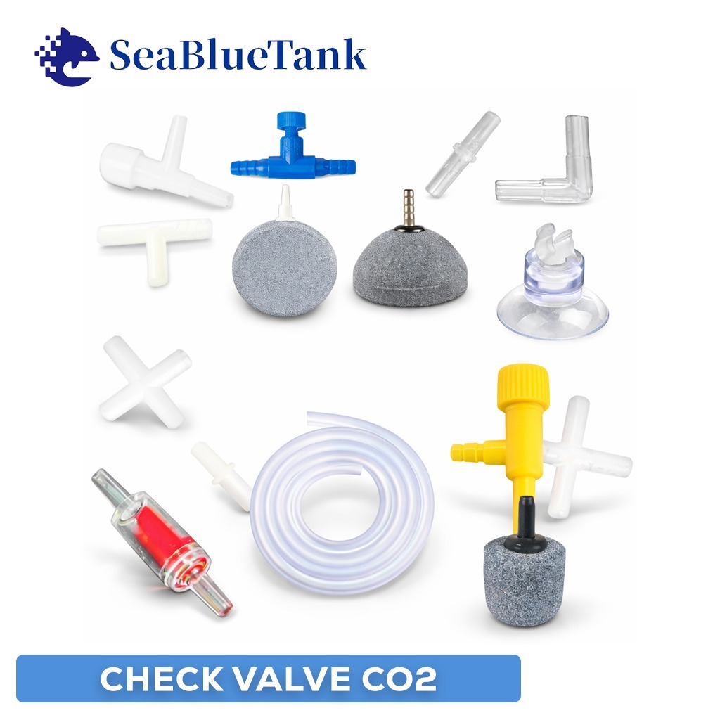 SeaBlue Tank Check Valve Co2 PJ49 / PJ53 / PJ54 / penahan arus balik selang air atau aerator 1 arah