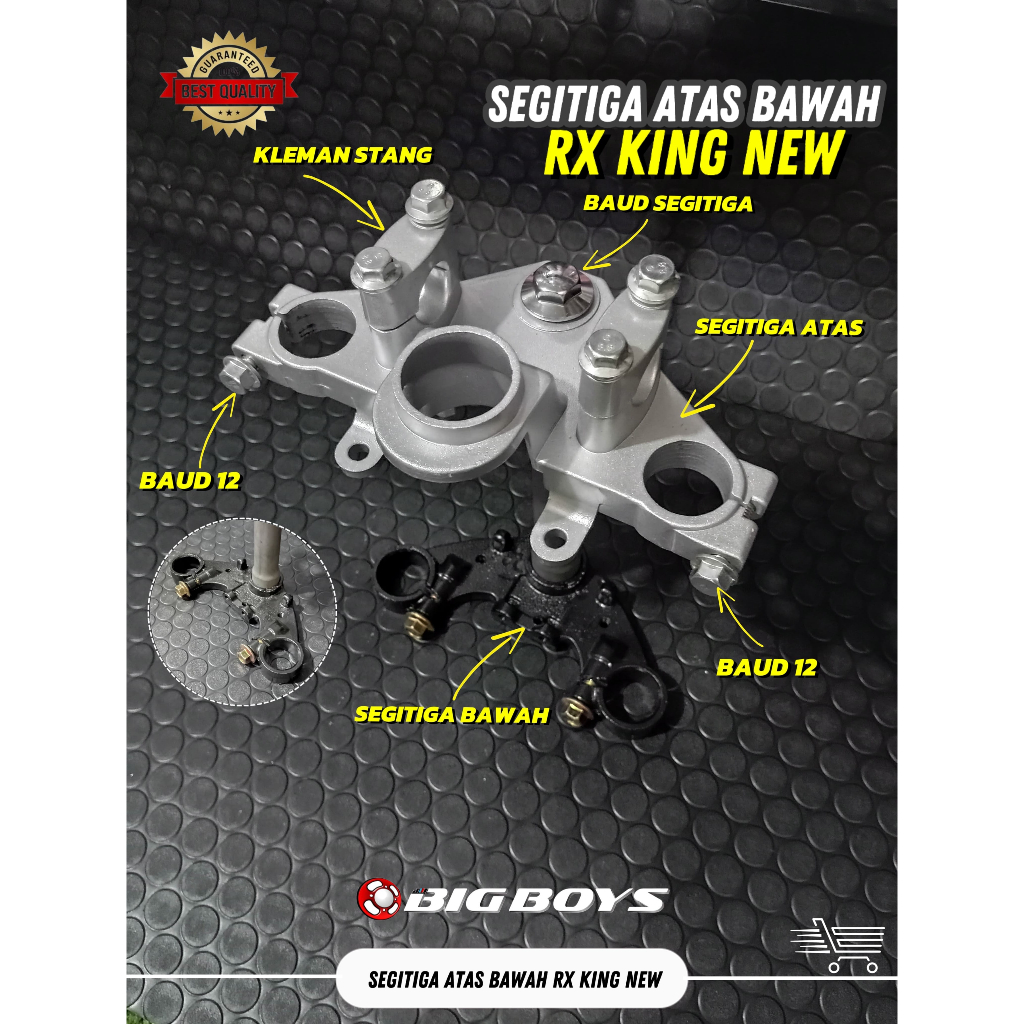 SEGITIGA RX KING NEW BAWAH-ATAS RX KING NEW FULLSET IMPORT