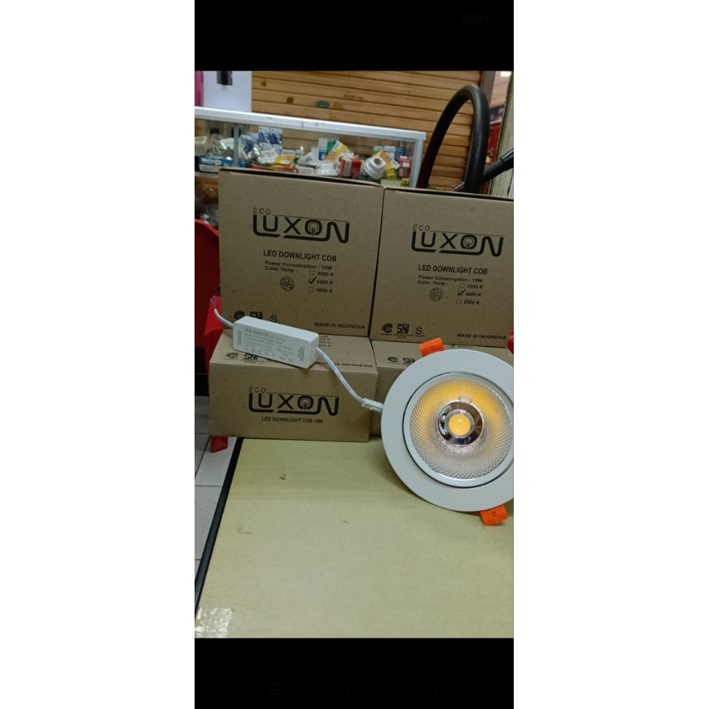 luxon led dl cob 15w 4000kMinbeli5