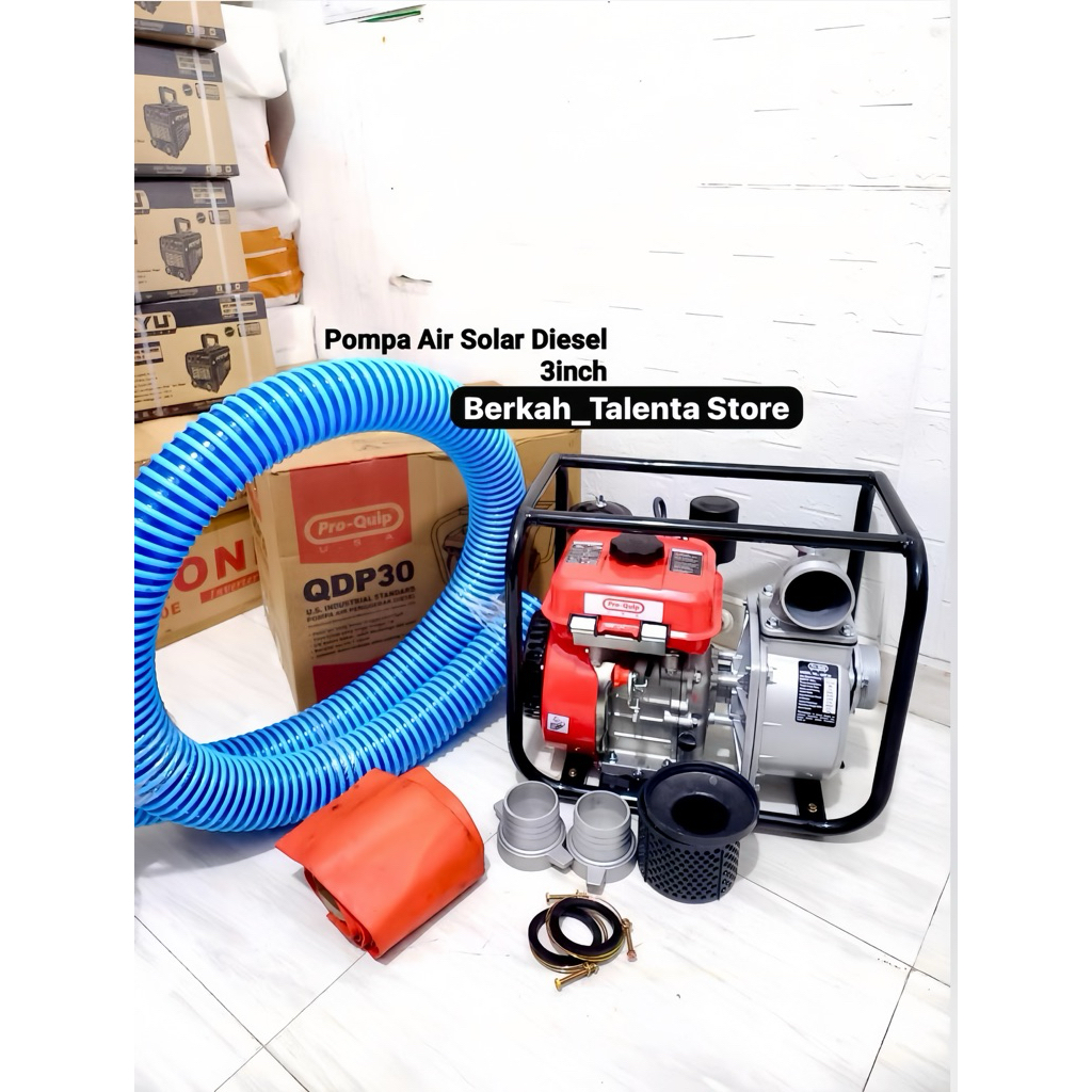 Pompa Air Irigasi ProQuip QDP30 Penggerak Diesel 3inch