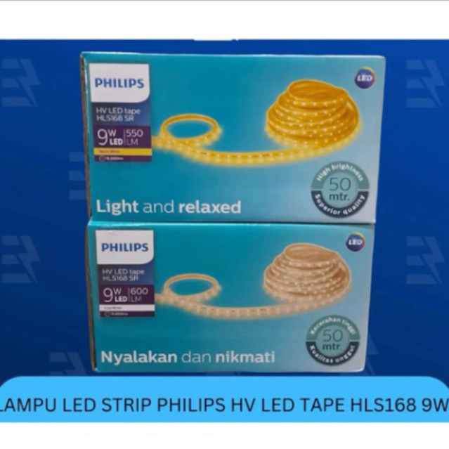 Lampu led strip philips HLS168 9W 50Meter 50M philips