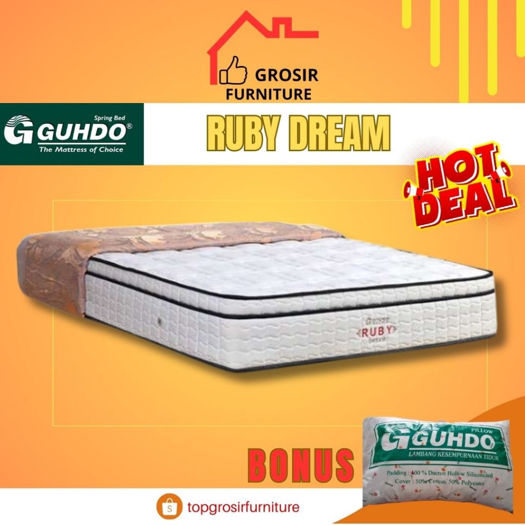 KASUR SPRING BED GUHDO RUBY DREAM LATEX