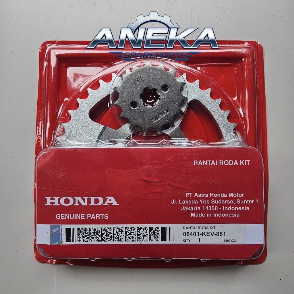 GEAR SET RANTAI KEV HONDA SUPRA SUPRA FIT LAMA SUPRA X HONDA AHM