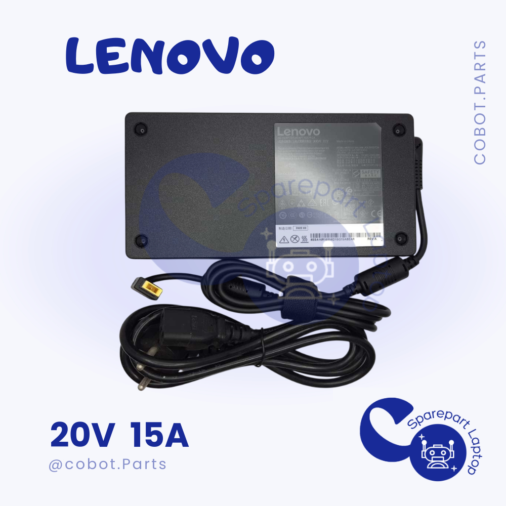 Adaptor Charger Original Lenovo Legion 7 Legion 7i Gen 6 Gaming 16 USB 300W 20V 15A