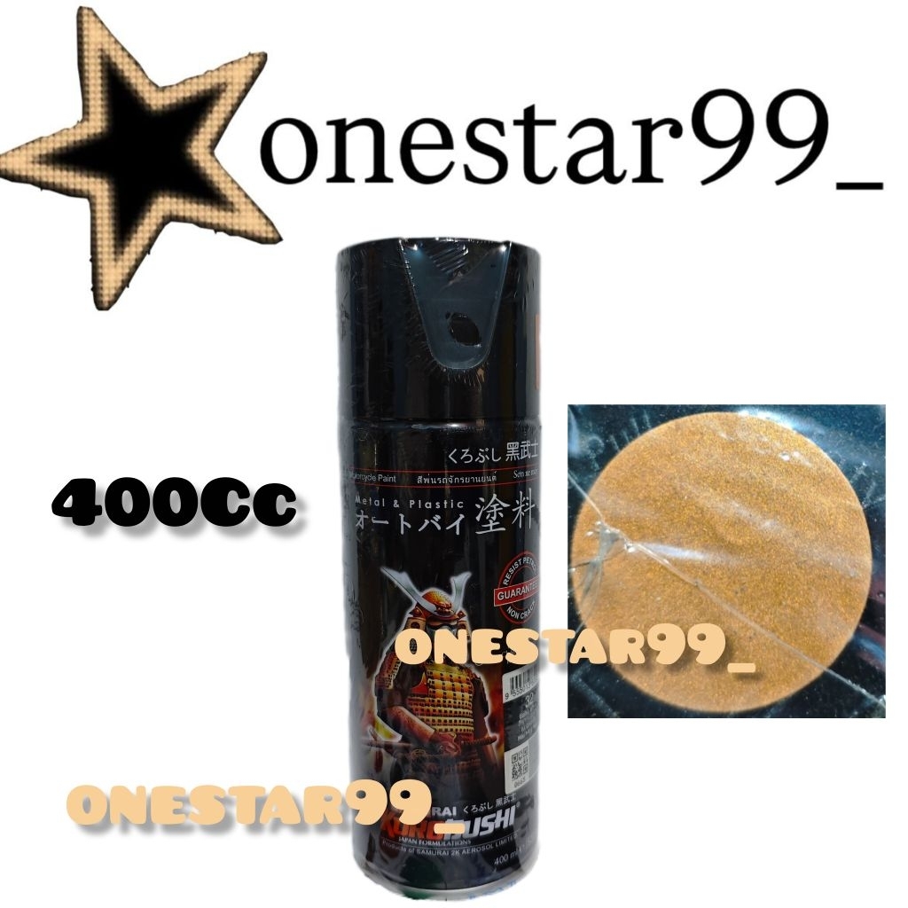 Pilok Pilox Pylox Cat Samuraipaint New Bronze W41 41 Glossy Mengkilap Samurai Spray Paint 400cc