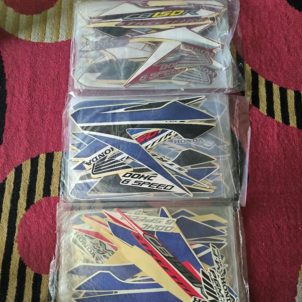 Striping/Lis Body Honda CB150R 2014 – Stiker Body CB150R 1 Set Lengkap