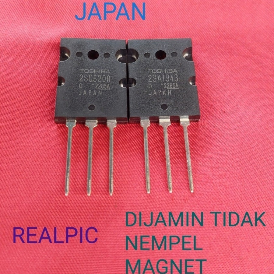 TR Transistor Toshiba 2SA1943 2SC5200 Original Jepang Difused Assembled Jepang