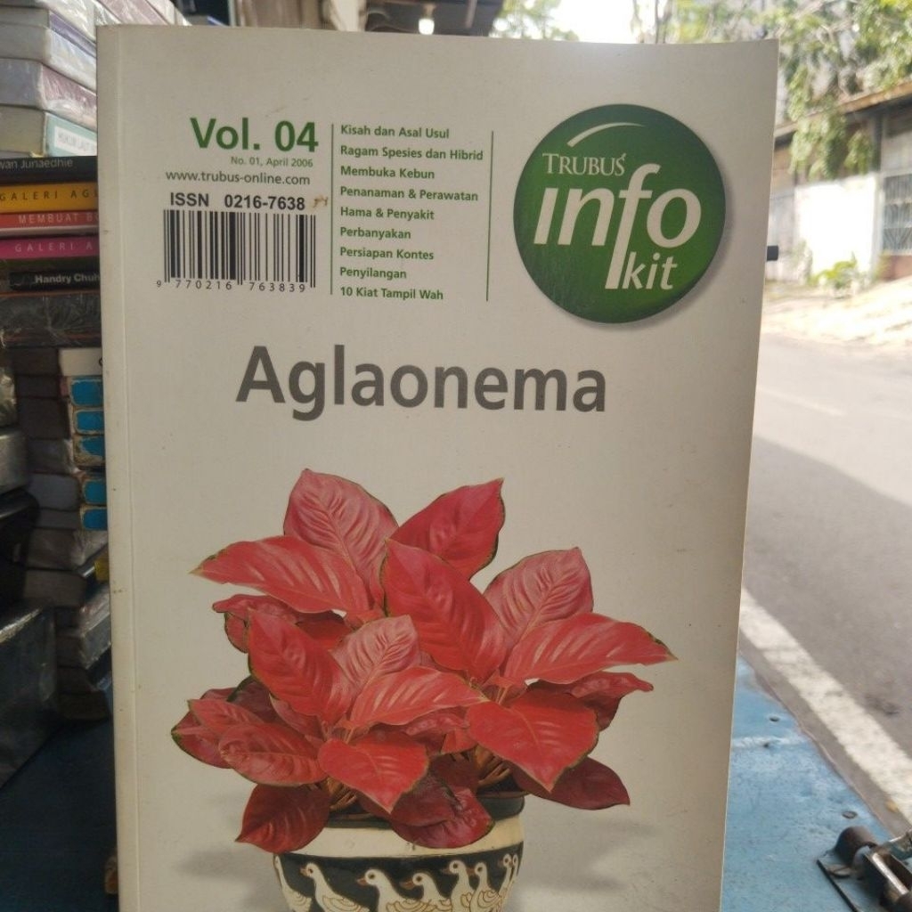 Buku Bercocok tanam Sejarah Aglaonema (kisah dan asal usul Ragam Spesies & hibrid)