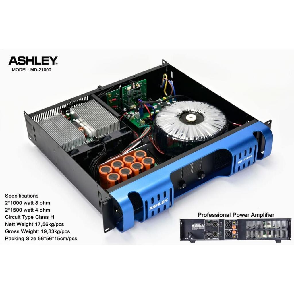 POWER ASHLEY MD21000 ORIGINAL Amplifier Ashley md 21000 | MELODY CLASSIC