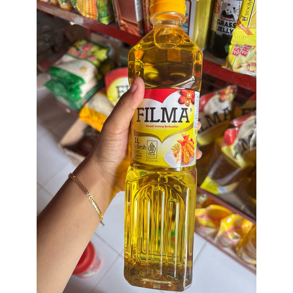 Minyak Goreng Filma Botol 1 Liter - Teknologi Pemurnian, Asam Lemak Tak Jenuh, Beta Karoten Alami