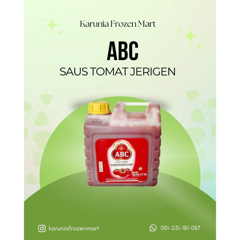 ABC Saus Tomat Jerigen 5.7kg ABC Saus Tomat Jerigen 5.7kg