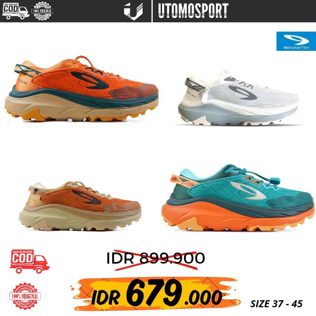 SEPATU TRAIL RUN 910 YUZA MARS JEZERO
