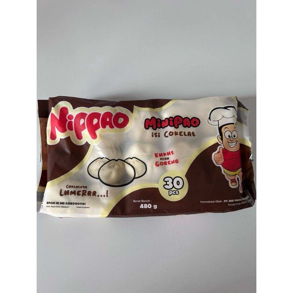 Nippao Minipau | Bakpao Coklat Mini Frozen 30 pcs
