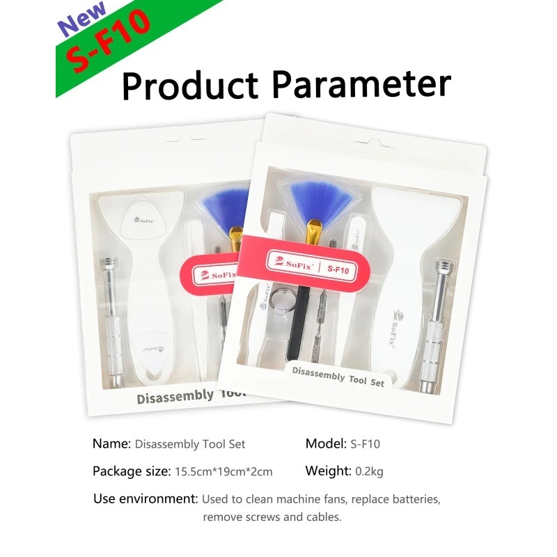 Opening Tools  S-F10  Original - Alat Bantu Buka LCD Backdoor Battery - Tools Teknisi Handphone - Al