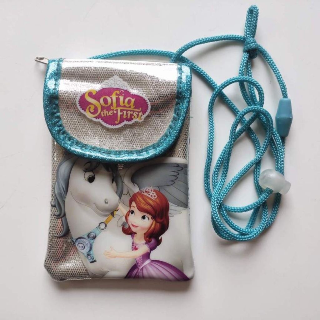 Pouch / tas kecil anak motif Sofia
