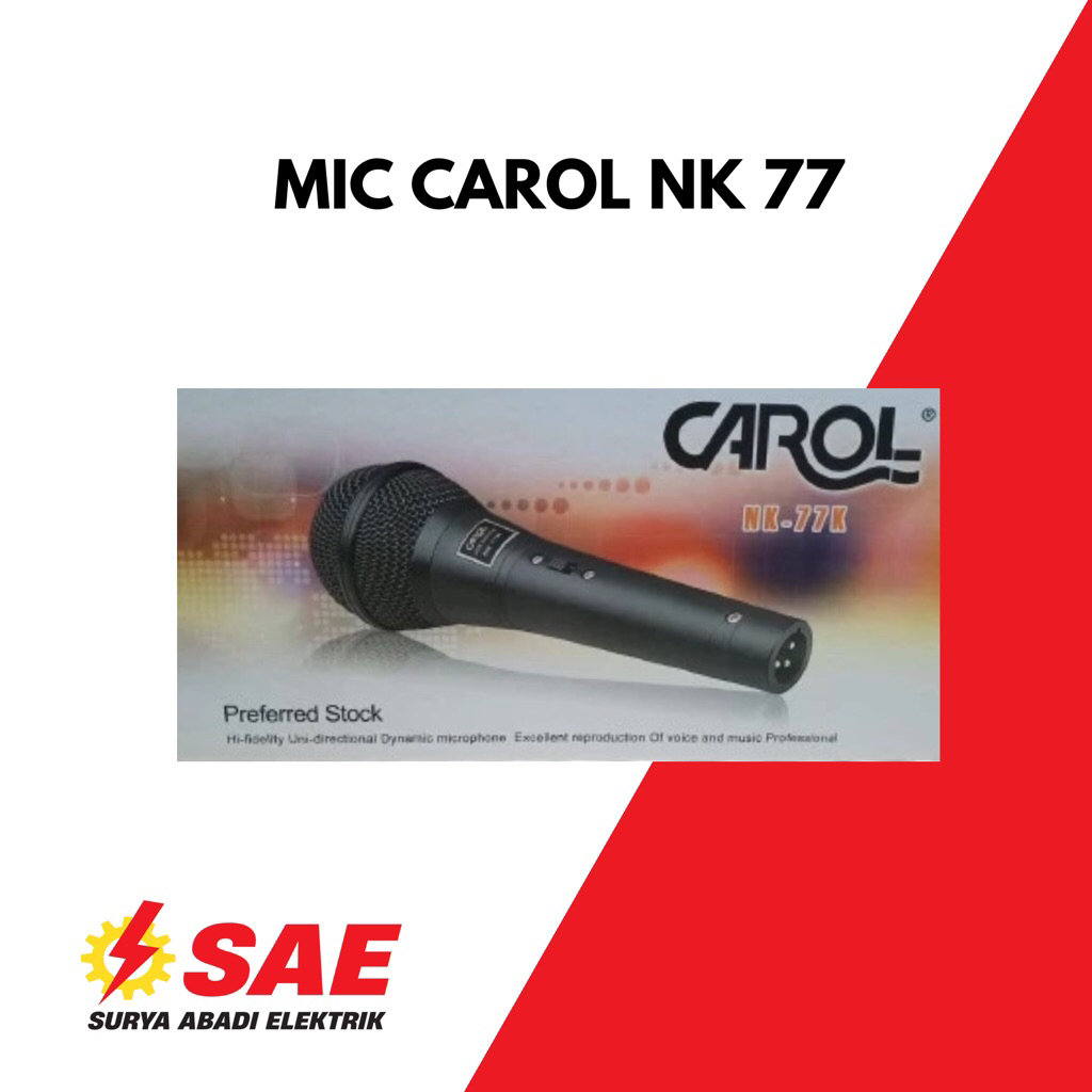 Mic Carol Nk77 Original Suara Jernih