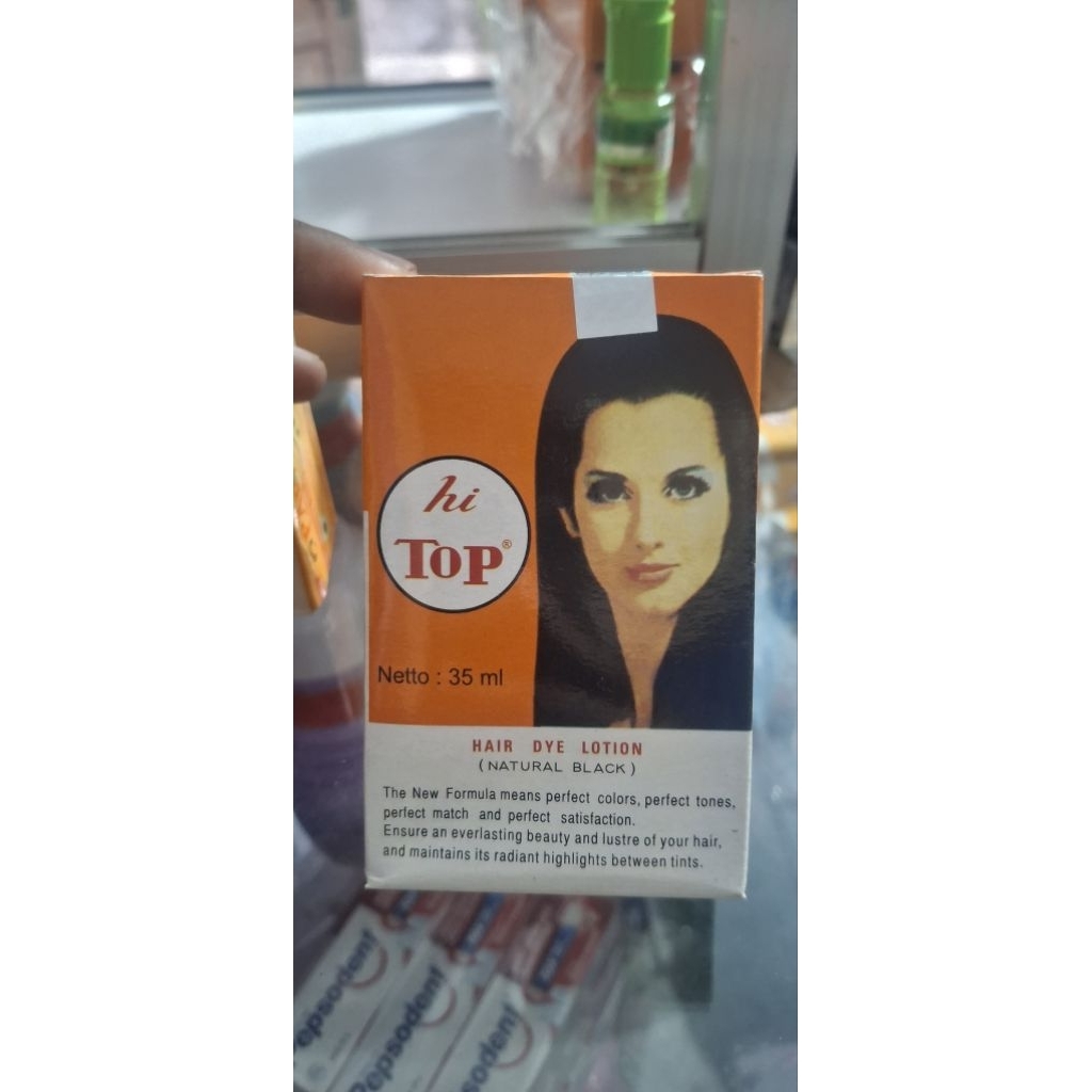 Pewarna rambut semir hitop